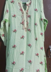 Lemon Green Kurta Set