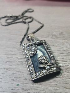 Vintage Victorian Goth Floral Necklace