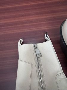 Genuine Leather Zara White Boots