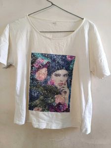 Beautiful Summer Comfy Cotton Tshirt For Girls💜