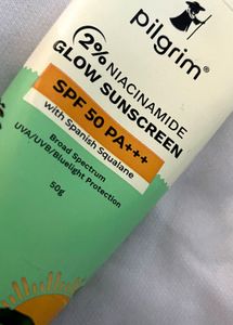 Pilgrim 2% Niacinamide Glow Sunscreen SPF 50❤️