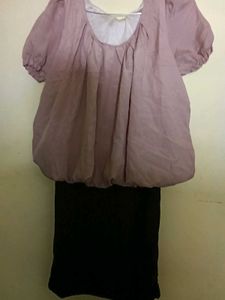 Elegant Mauve Dress