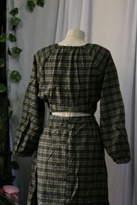 H&amp;M Plaid Midi Dress