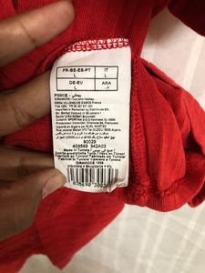 PIMKIE Red Short Sleeve Top