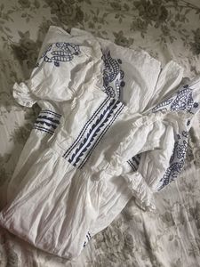 WESTSIDE White Embroidered Dress