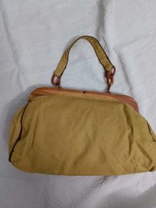 antique Handbag (wooden clutch)