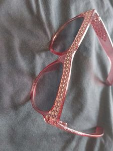 Red Rhinestone Sunglasses