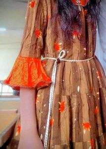 Floral Brown Dress