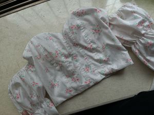 White Off Shoulder Top