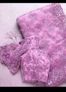 ✨BRAND NEW ORGANZA SAREE✨