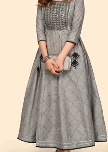 Elegant Grey Kurta