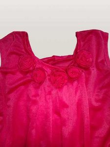 Hot Pink Cut Sleeves Top