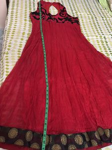 Pure Shiffon Red Suit
