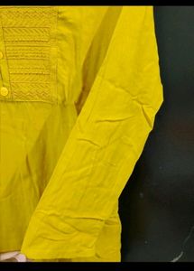 Mustard Coloured Kurti