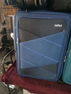 Cyan Safari Trunk Trolley Bag