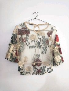 Shein Floral Top