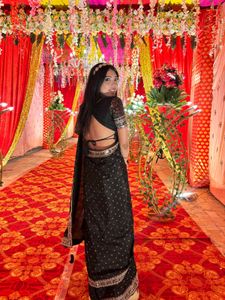 Black Saree with blouse