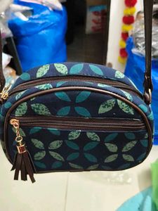 New Ikkat Print Sling Bag