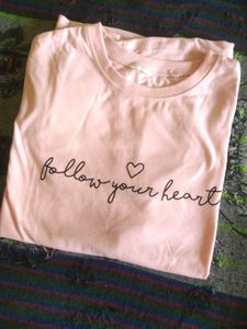Pink 'Follow Your Heart' Tee