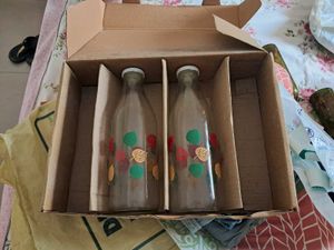 Vintage Leaf Bottles