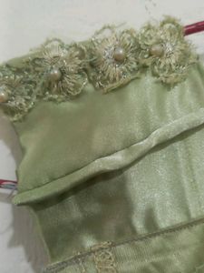 It Is A Beautiful Green Mini Gown