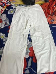 White Wide Leg Jeans