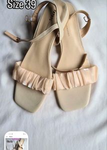 Imported Pink Blush Flats, Size 39
