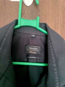 Black Button-Down Shirt