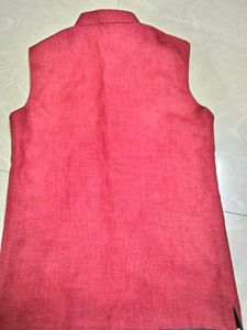 Stylish Men&#39;s Nehru Maroon Red Modi Jacket
