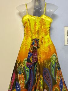 Pintrest Korean Colorful Girls&#39; Dress