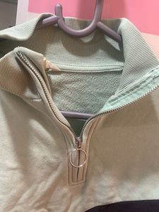 Sweatshirt Mint Zip Up