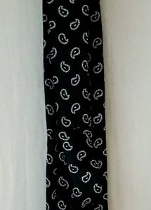 Paisley Black Tie