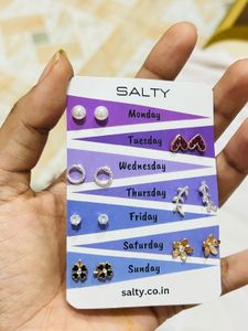 Salty Earrings Set - Weekday Variety!