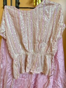 Peplum Dhoti Set