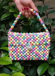Colourful Pearl Bag