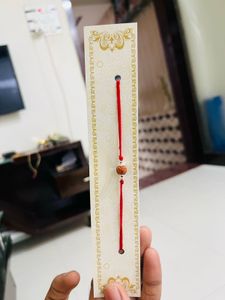 Pure Silver Rudraksh Rakhi