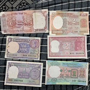 UNC Vintage nostalgic Indian Bank Notes