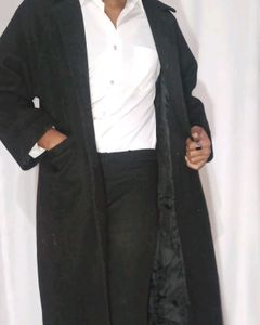 Korean Black thrench Coat
