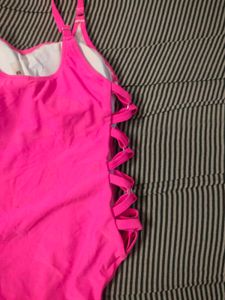 Hot Pink One Piece Swimsuit