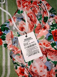 Sassafras Floral Printed Tiered Maxi &amp; Fit Dresses