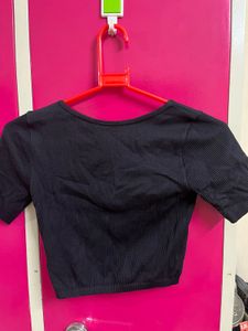 Black Crop Top