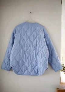 Zara Blue Quilted Jacket