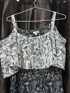 Floral Cold Shoulder Top