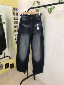 Wide Leg Denim Jeans