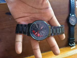 Stylish Black Wristwatch