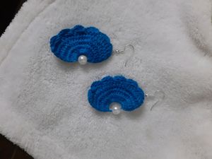Crochet Half moon Earrings
