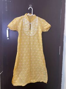 Mustard Yellow Kurti