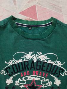 Green Graphic Sweatshirt
