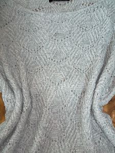 Crochet One Side Off Shoulder Top Turquoise