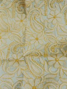 New Golden Yellow Lucknowi Kurta